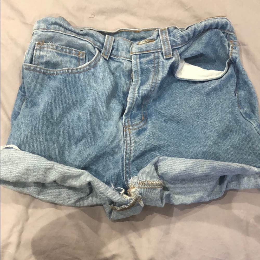 Jean high waisted shorts - never been worn